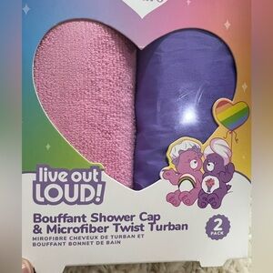 Care Bears shower cap twist turban towel hair